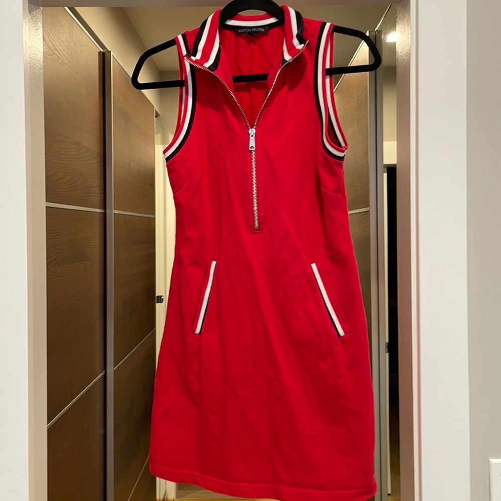 Zipper Mini Dress